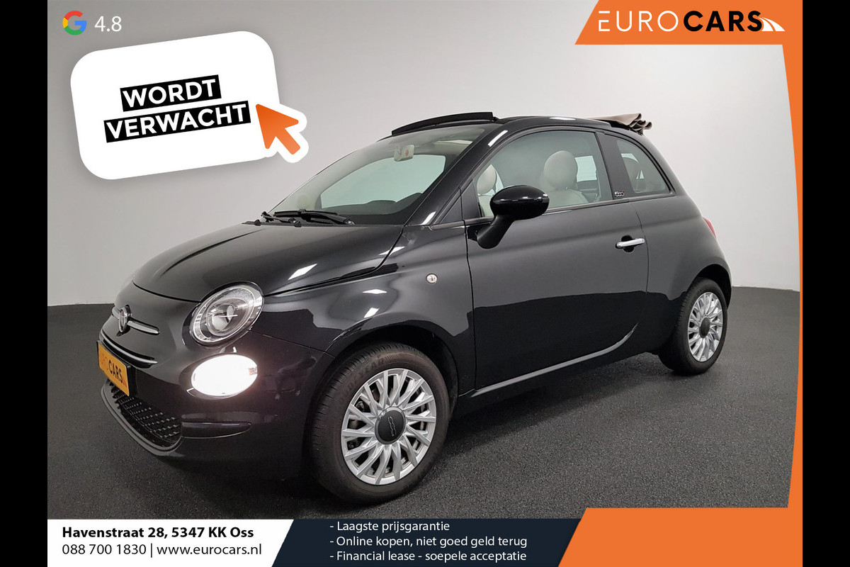 Fiat 500C 1.0 Hybrid Lounge + Climate Control Cruise Control DAB Parkeer Sensoren Lichtmetalen velgen