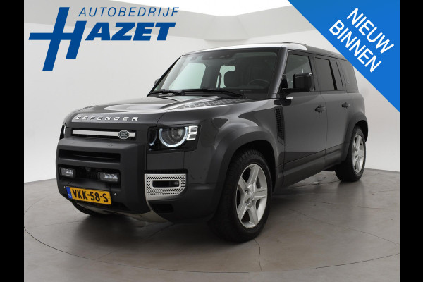 Land Rover Defender 3.0 P400 6-CILINDER BENZINE GRIJS KENTEKEN HSE + PANORAMA | HEAD-UP | TREKHAAK | 360 CAMERA