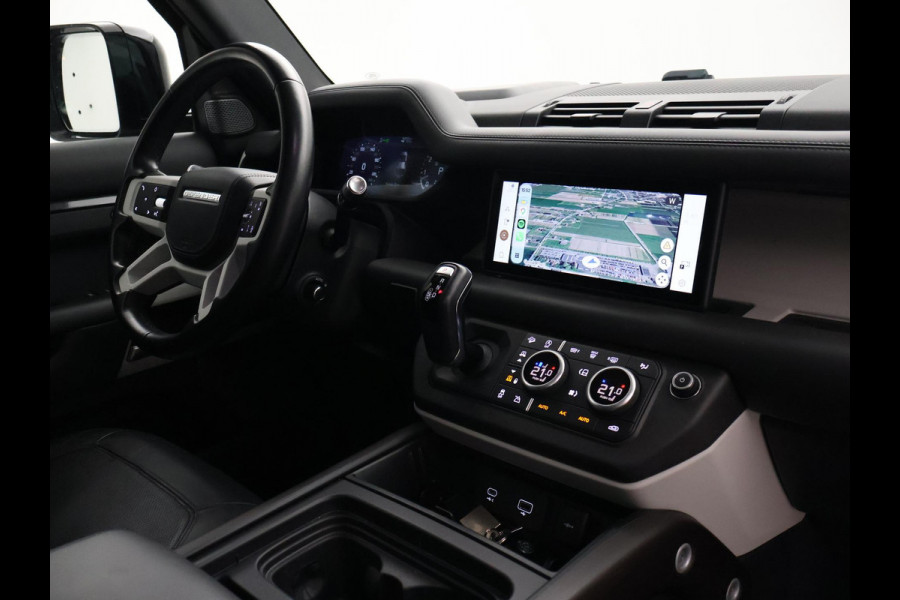 Land Rover Defender 3.0 P400 6-CILINDER BENZINE GRIJS KENTEKEN HSE + PANORAMA | HEAD-UP | TREKHAAK | 360 CAMERA