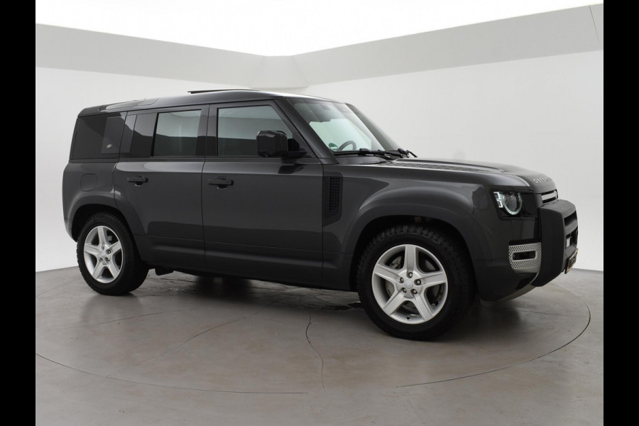 Land Rover Defender 3.0 P400 6-CILINDER BENZINE GRIJS KENTEKEN HSE + PANORAMA | HEAD-UP | TREKHAAK | 360 CAMERA