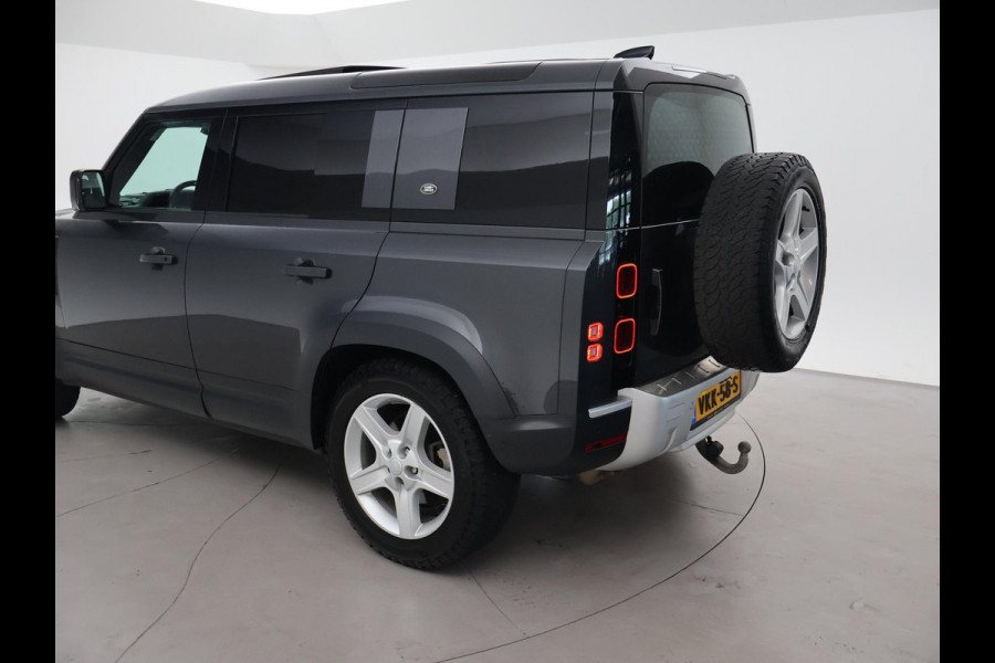 Land Rover Defender 3.0 P400 6-CILINDER BENZINE GRIJS KENTEKEN HSE + PANORAMA | HEAD-UP | TREKHAAK | 360 CAMERA
