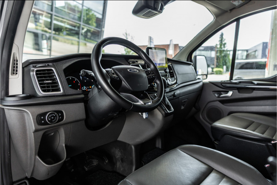 Ford Transit Custom 300 2.0 TDCI DC | Dubbel cabine | L+R Schuifdeur | Elek stoelen | CarPlay | Lederen bekleding | Navigatie | Stoelverwarming | Nieuwe APK | NAP Logisch