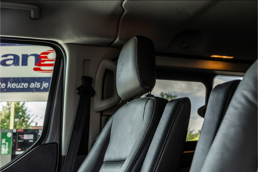 Ford Transit Custom 300 2.0 TDCI DC | Dubbel cabine | L+R Schuifdeur | Elek stoelen | CarPlay | Lederen bekleding | Navigatie | Stoelverwarming | Nieuwe APK | NAP Logisch