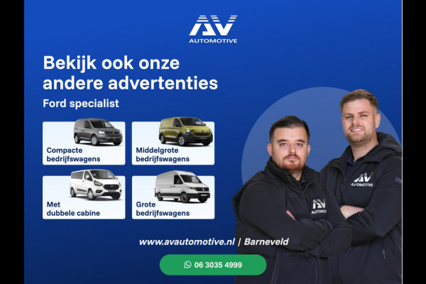 Ford Transit Custom 300 2.0 TDCI DC | Dubbel cabine | L+R Schuifdeur | Elek stoelen | CarPlay | Lederen bekleding | Navigatie | Stoelverwarming | Nieuwe APK | NAP Logisch