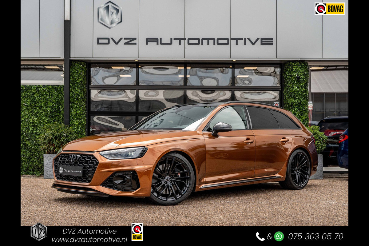 Audi RS4 2.9 TFSI 450PK Quattro | RS Dynamic | B&O Sound | Sport Uitlaat | Black Optik | BTW