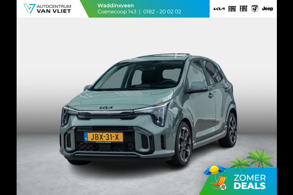 Kia Picanto 1.0 DPI GT-Line | Automaat | 16" | Navi | Clima | Stoel&Stuur Verw. | PDC | Camera l Zwarte logo's
