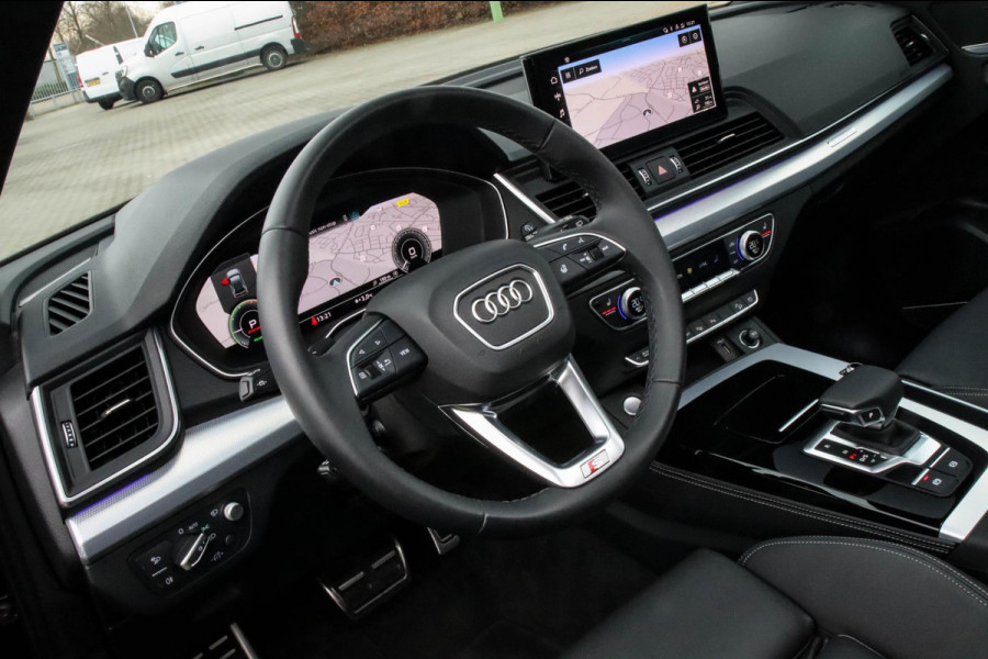 Audi Q5 50 TFSI e Quattro Competition Pro Line S S-Line 299pk Automaat! NIEUW MODEL|Luchtvering|Panoramadak|Virtual Cockpit|Matrix