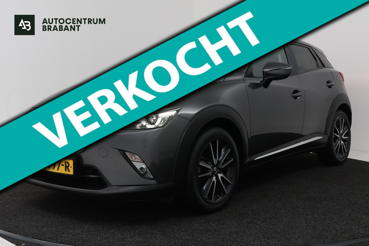 Mazda CX-3 2.0 SkyActiv-G 120 GT-M (TREKHAAK, CAMERA, STOEL/STUURVERWARMING, NAVIGATIE, SENSOREN, TREKHAAK, CRUISE ADAPTIEF)