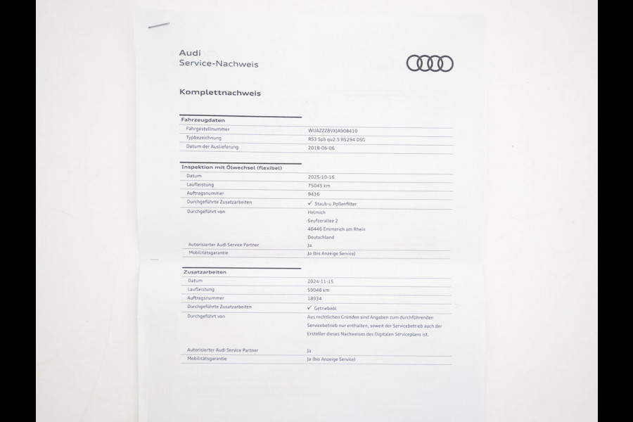 Audi RS3 Sportback 2.5 TFSI Quattro *RS-SEATS | PANO | ADAPTIVE-CRUISE | NAPPA-LEATHER | BANG&OLUFSEN | CAMERA | KEYLESS | BLINDSPOT | NAVI-FULLMAP | DIGI-COCKPIT | PRIVACY-GLASS | SHIFTPADDLES | CARBON-INLAY | 19''ALU*