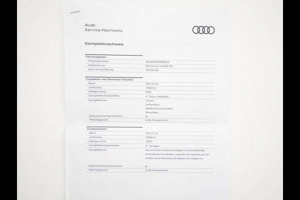 Audi RS3 Sportback 2.5 TFSI Quattro *RS-SEATS | PANO | ADAPTIVE-CRUISE | NAPPA-LEATHER | BANG&OLUFSEN | CAMERA | KEYLESS | BLINDSPOT | NAVI-FULLMAP | DIGI-COCKPIT | PRIVACY-GLASS | SHIFTPADDLES | CARBON-INLAY | 19''ALU*