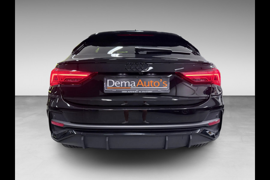 Audi Q3 Sportback 45 TFSI e 3X S-LINE BLACKLINE 20'' PANO/LEDER/SFEERVERL/E-STOELEN/SONOS/CAM/ADAPT-CR///
