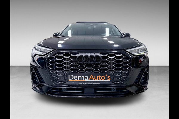 Audi Q3 Sportback 45 TFSI e 3X S-LINE BLACKLINE 20'' PANO/LEDER/SFEERVERL/E-STOELEN/SONOS/CAM/ADAPT-CR///