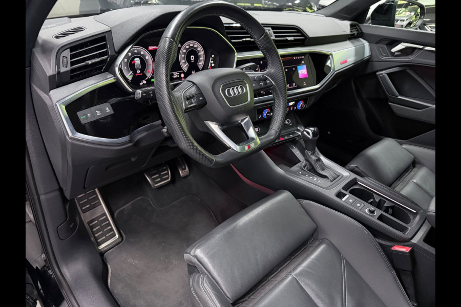 Audi Q3 Sportback 45 TFSI e 3X S-LINE BLACKLINE 20'' PANO/LEDER/SFEERVERL/E-STOELEN/SONOS/CAM/ADAPT-CR///