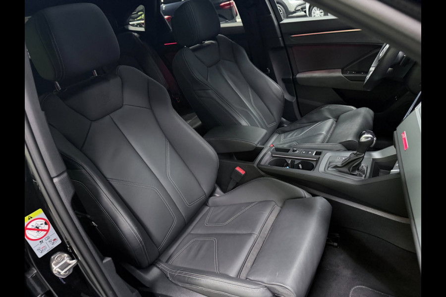 Audi Q3 Sportback 45 TFSI e 3X S-LINE BLACKLINE 20'' PANO/LEDER/SFEERVERL/E-STOELEN/SONOS/CAM/ADAPT-CR///