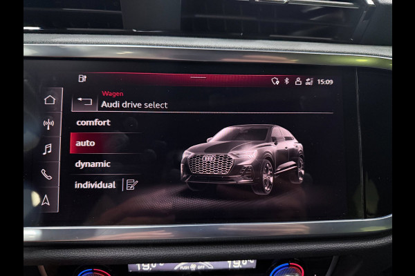 Audi Q3 Sportback 45 TFSI e 3X S-LINE BLACKLINE 20'' PANO/LEDER/SFEERVERL/E-STOELEN/SONOS/CAM/ADAPT-CR///
