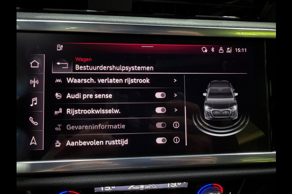 Audi Q3 Sportback 45 TFSI e 3X S-LINE BLACKLINE 20'' PANO/LEDER/SFEERVERL/E-STOELEN/SONOS/CAM/ADAPT-CR///
