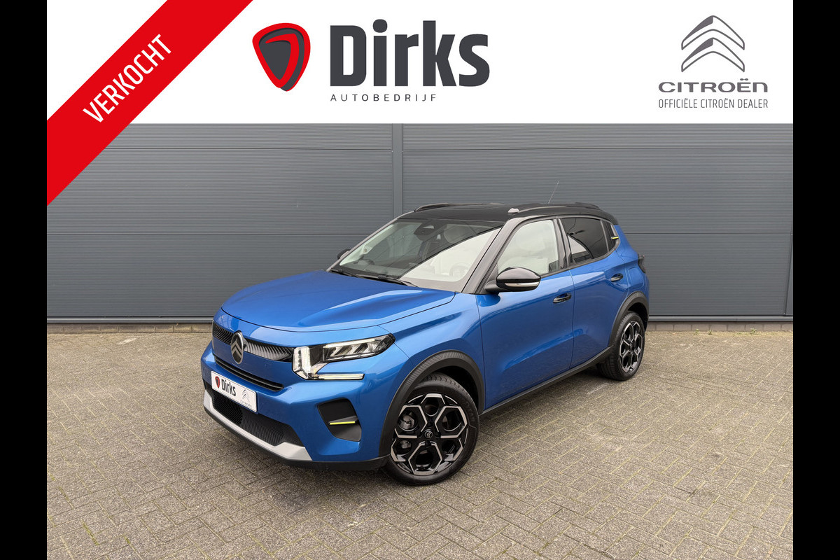Citroën C3 100pk Max (Camera - LED - Automatische Airco - Navigatie - Apple Carplay - Draadloos laden - Lichtmetalen velgen 17" )