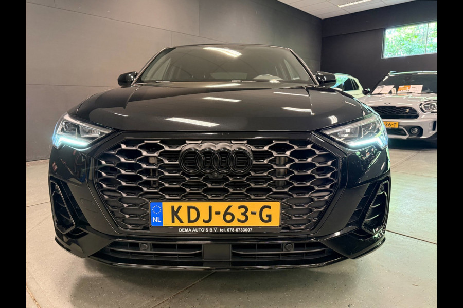 Audi Q3 Sportback 45 TFSI e 3X S-LINE BLACK-LINE 20''RS SOH 91,2%/NAVI/DAB/CARPLAY/CAM/KEY-LESS/V-COCKPIT/LED//