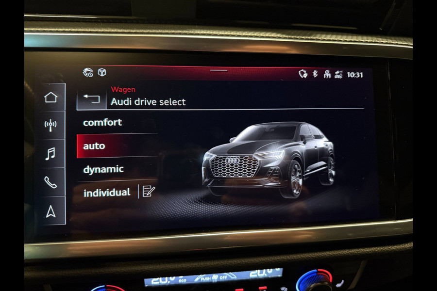 Audi Q3 Sportback 45 TFSI e 3X S-LINE BLACK-LINE 20''RS SOH 91,2%/NAVI/DAB/CARPLAY/CAM/KEY-LESS/V-COCKPIT/LED//