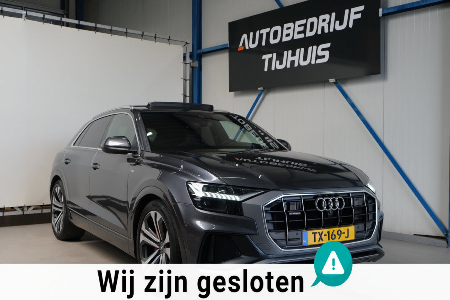 Audi Q8 50 TDI quattro Pro Line 2x S-Line - N.A.P. Airco, Cruise, Panodak, Luchtvering, Camera, Trekhaak.