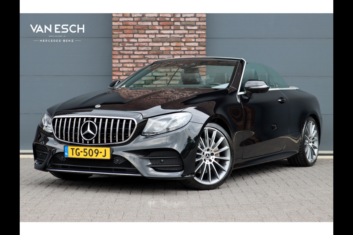 Mercedes-Benz E-Klasse Cabrio 200 AMG Line Premium Aut9 | Airscarf | Burmester | Memory | HUD | Surround Camera | Dodehoekassistent | Intelligent Light System | Cabrioletcomfortpakket |