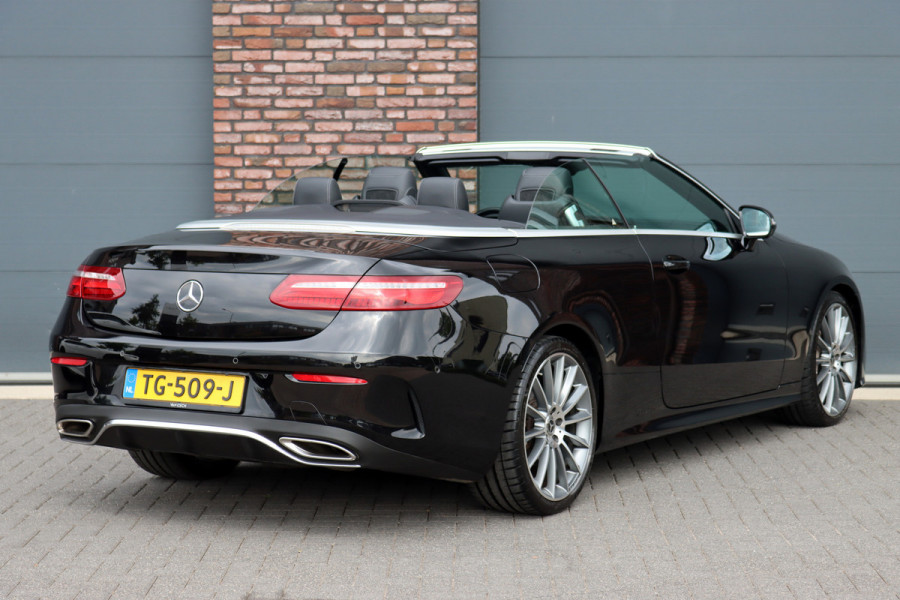 Mercedes-Benz E-Klasse Cabrio 200 AMG Line Premium Aut9 | Airscarf | Burmester | Memory | HUD | Surround Camera | Dodehoekassistent | Intelligent Light System | Cabrioletcomfortpakket |