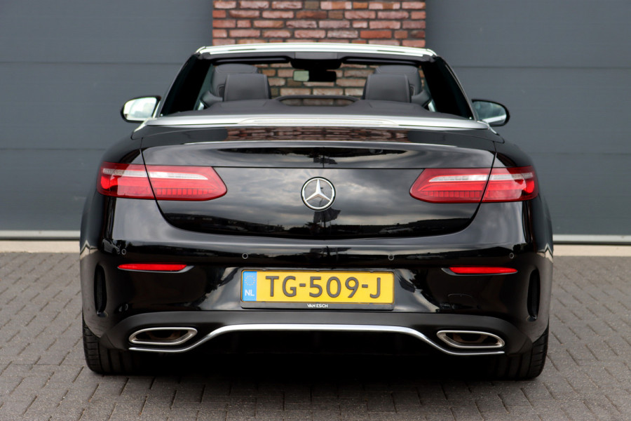 Mercedes-Benz E-Klasse Cabrio 200 AMG Line Premium Aut9 | Airscarf | Burmester | Memory | HUD | Surround Camera | Dodehoekassistent | Intelligent Light System | Cabrioletcomfortpakket |