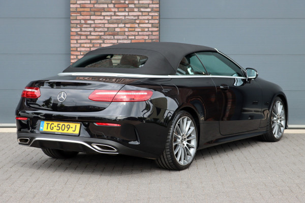 Mercedes-Benz E-Klasse Cabrio 200 AMG Line Premium Aut9 | Airscarf | Burmester | Memory | HUD | Surround Camera | Dodehoekassistent | Intelligent Light System | Cabrioletcomfortpakket |