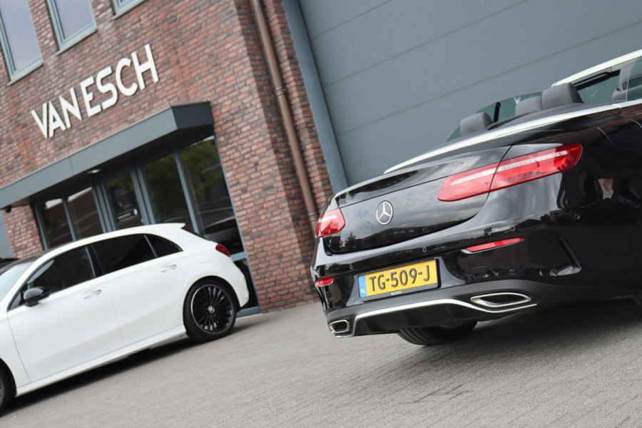 Mercedes-Benz E-Klasse Cabrio 200 AMG Line Premium Aut9 | Airscarf | Burmester | Memory | HUD | Surround Camera | Dodehoekassistent | Intelligent Light System | Cabrioletcomfortpakket |