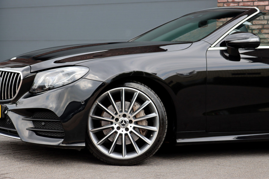 Mercedes-Benz E-Klasse Cabrio 200 AMG Line Premium Aut9 | Airscarf | Burmester | Memory | HUD | Surround Camera | Dodehoekassistent | Intelligent Light System | Cabrioletcomfortpakket |