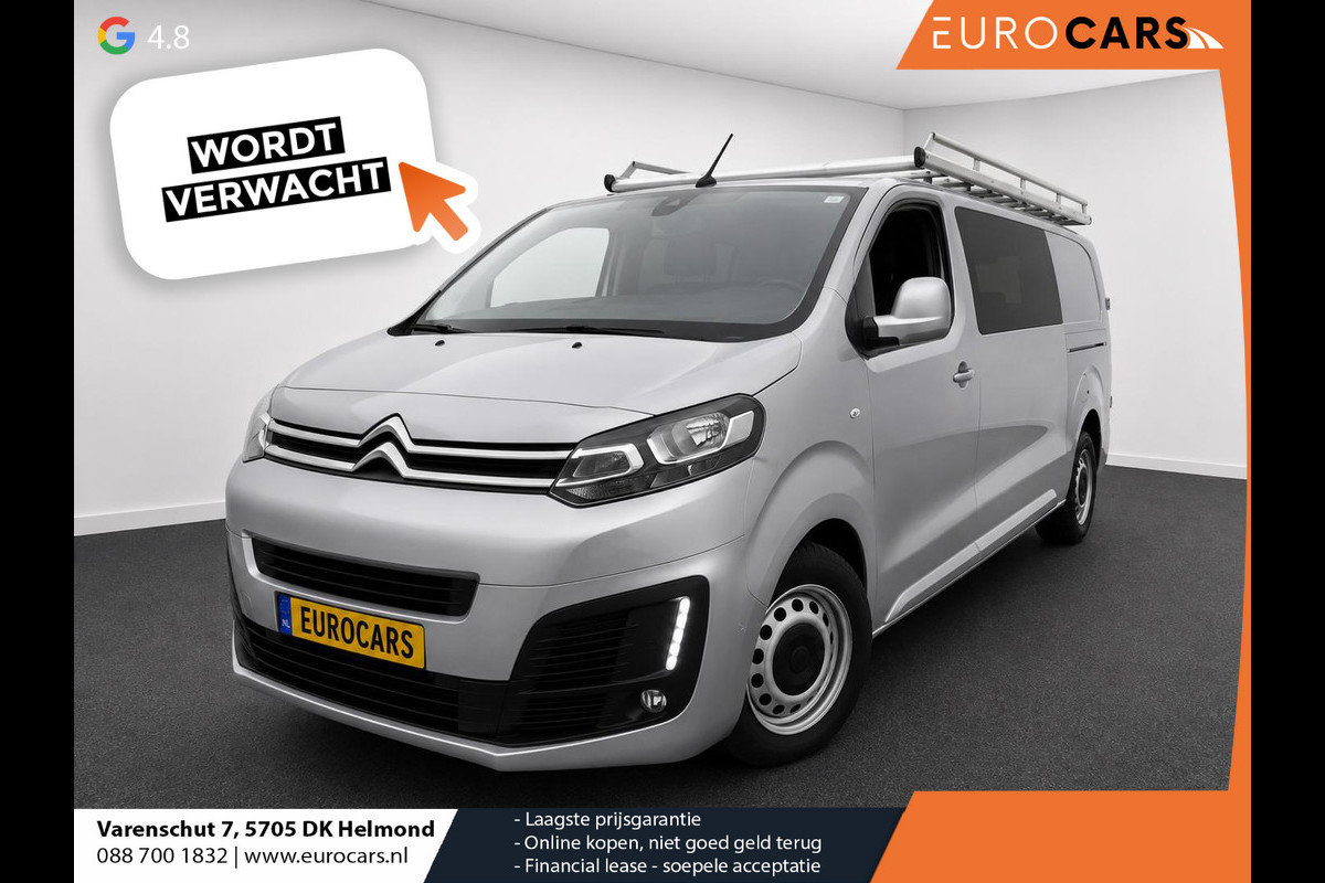 Citroën Jumpy 2.0 BlueHDI 120 XL Driver DC Imperiaal Trekhaak Navigatie Apple CarPlay Android Auto Camera Parkeerhulp Cruise Control Verwarmbare bestuurdersstoel Climate Control