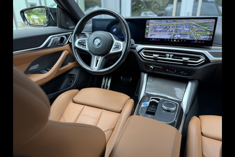BMW i4 M50 High Ex 544 PK M-Sport Pro |Carbon in/exterieur|Pano|Laser|H/K|M-seats|20"|Trekhaak
