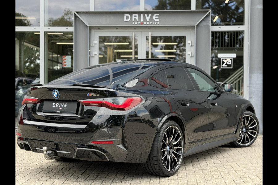 BMW i4 M50 High Ex 544 PK M-Sport Pro |Carbon in/exterieur|Pano|Laser|H/K|M-seats|20"|Trekhaak