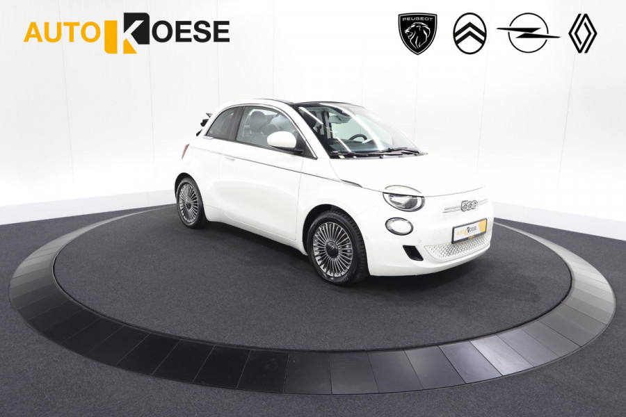 Fiat 500C Icon 42 kWh | SOH 96% | Convenience Pack | Camera | Dodehoekdetectie | Stoelverwarming