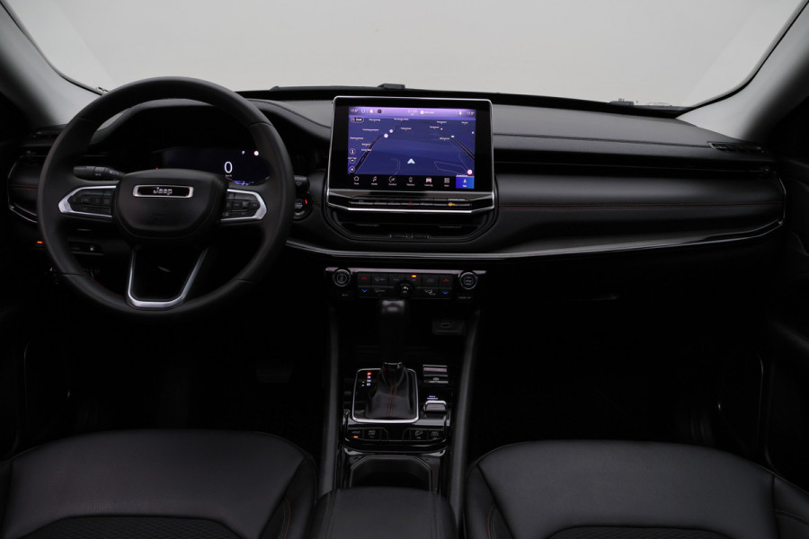 Jeep Compass 4xe 240 Plug-in Hybrid Electric Trailhawk Panoramadak, Leder/Stof, ACC, Camera, Apple Carplay, Virtual Cockpit, 17''