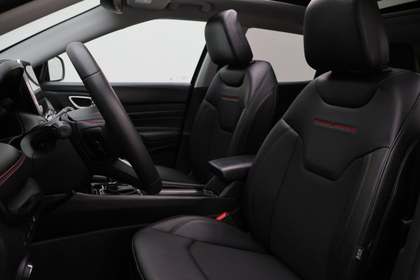 Jeep Compass 4xe 240 Plug-in Hybrid Electric Trailhawk Panoramadak, Leder/Stof, ACC, Camera, Apple Carplay, Virtual Cockpit, 17''