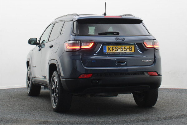 Jeep Compass 4xe 240 Plug-in Hybrid Electric Trailhawk Panoramadak, Leder/Stof, ACC, Camera, Apple Carplay, Virtual Cockpit, 17''
