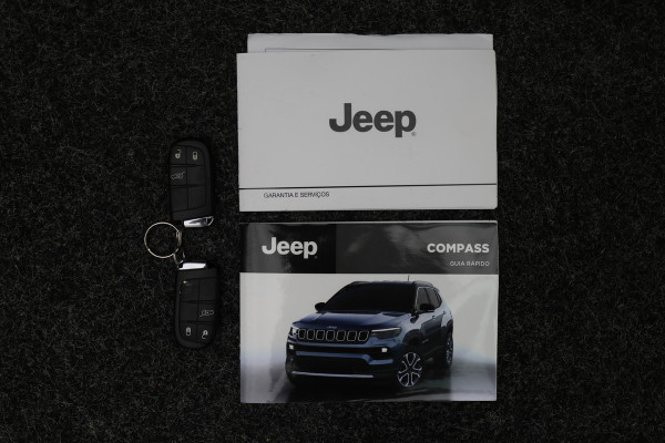 Jeep Compass 4xe 240 Plug-in Hybrid Electric Trailhawk Panoramadak, Leder/Stof, ACC, Camera, Apple Carplay, Virtual Cockpit, 17''