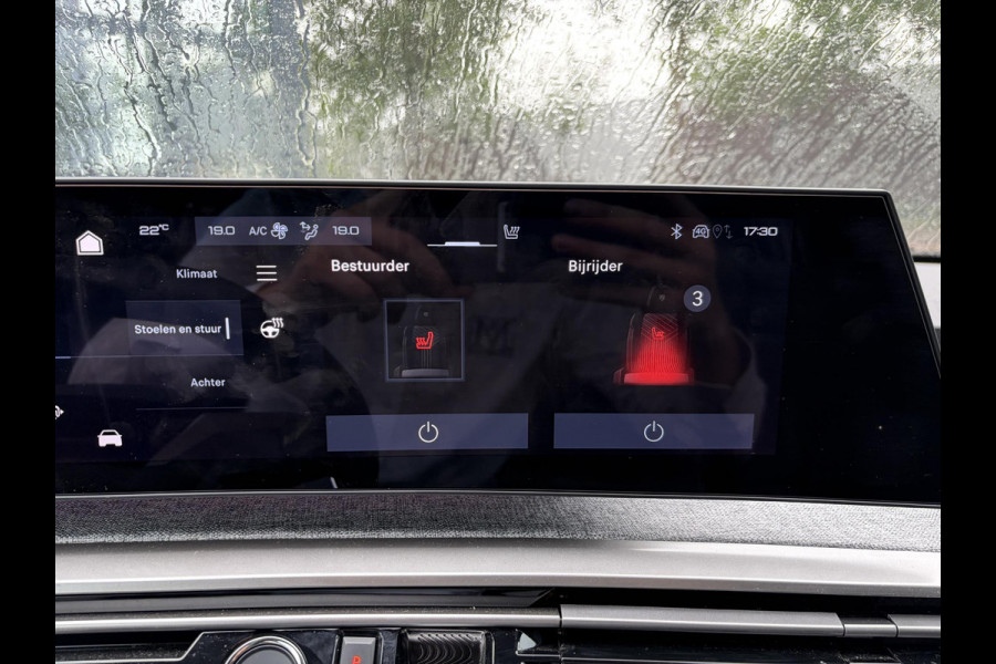 Peugeot 5008 1.2 Hybrid 145 GT 7p ADAPTIVE CRUISE | 360° CAMERA | STOEL- & STUURVERWARMING | MEMORY SEAT MET MASSAGE | DODEHOEKDETECTIE | DRIVE ASSIST | FABRIEKSGARANTIE T/M 07-2027