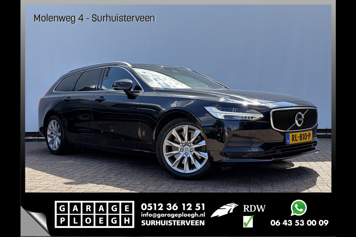 Volvo V90 2.0 T5 90th Anniversary Edition Trekhaak Adap.Cruise Camera Stoelverw Leer Voll.Onderhouden!