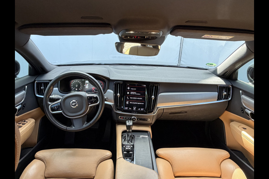 Volvo V90 2.0 T5 90th Anniversary Edition Trekhaak Adap.Cruise Camera Stoelverw Leer Voll.Onderhouden!