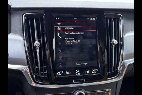 Volvo V90 2.0 T5 90th Anniversary Edition Trekhaak Adap.Cruise Camera Stoelverw Leer Voll.Onderhouden!