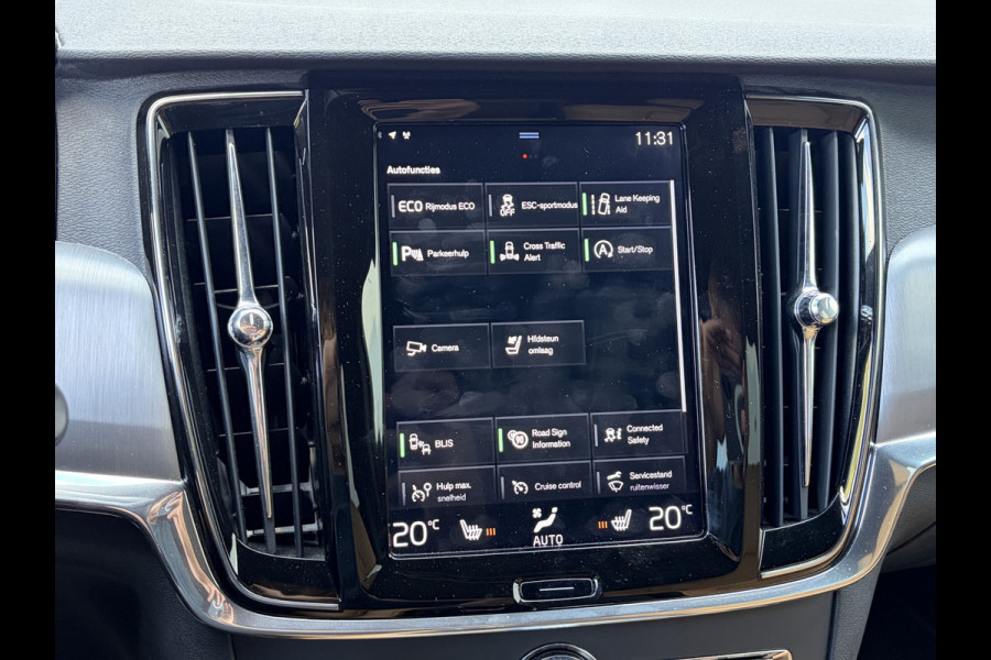 Volvo V90 2.0 T5 90th Anniversary Edition Trekhaak Adap.Cruise Camera Stoelverw Leer Voll.Onderhouden!