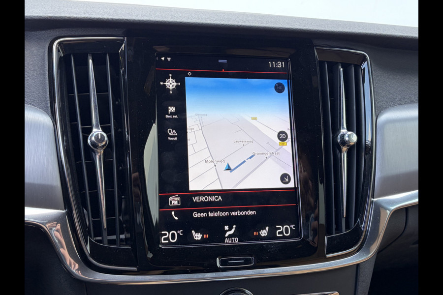 Volvo V90 2.0 T5 90th Anniversary Edition Trekhaak Adap.Cruise Camera Stoelverw Leer Voll.Onderhouden!