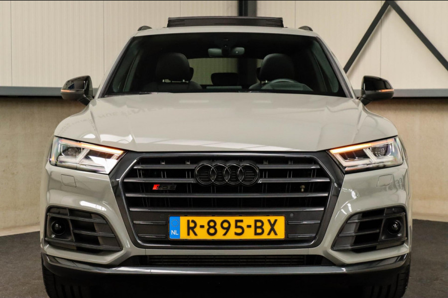 Audi SQ5 3.0 TFSI Q5 Quattro S-Line 354pk Automaat! 1e Eig|DLR|Quantum|Kuipstoelen|Panoramadak|Virtual Cockpit|Black|Carbon|22inch