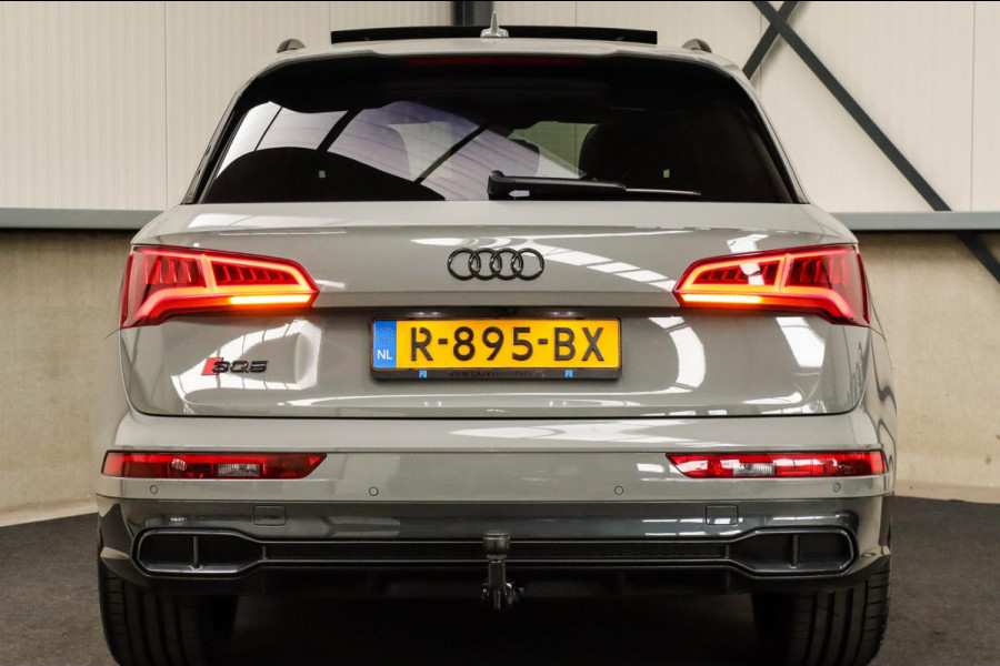 Audi SQ5 3.0 TFSI Q5 Quattro S-Line 354pk Automaat! 1e Eig|DLR|Quantum|Kuipstoelen|Panoramadak|Virtual Cockpit|Black|Carbon|22inch