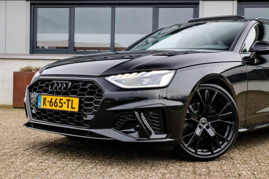 Audi A4 Avant 2.0 TFSI S line Black Edition Facelift 245pk S-Tronic! 1e|DLR|Panoramadak|Virtual Cockpit|Leder|LED Matrix|Black