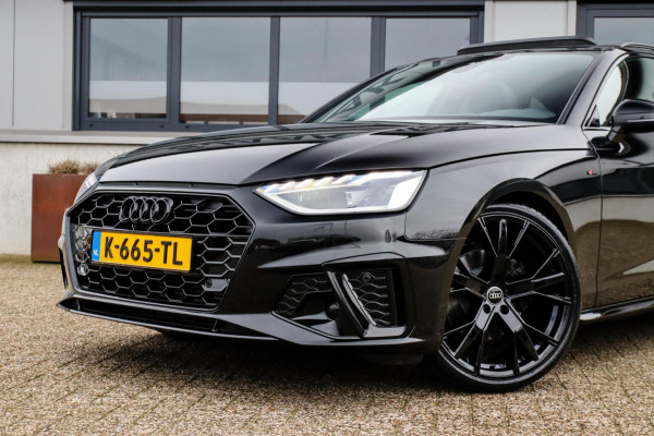 Audi A4 Avant 2.0 TFSI S line Black Edition Facelift 245pk S-Tronic! 1e|DLR|Panoramadak|Virtual Cockpit|Leder|LED Matrix|Black