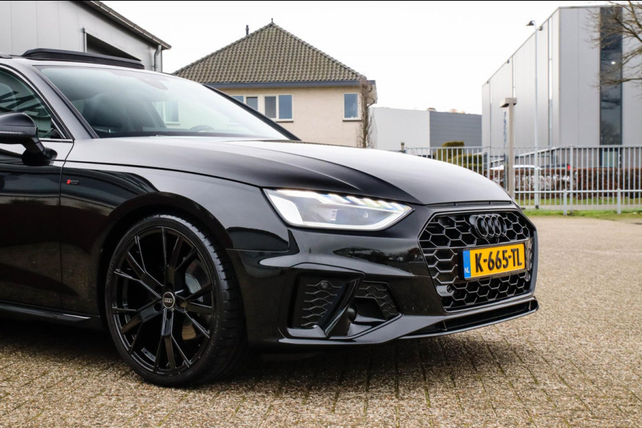 Audi A4 Avant 2.0 TFSI S line Black Edition Facelift 245pk S-Tronic! 1e|DLR|Panoramadak|Virtual Cockpit|Leder|LED Matrix|Black