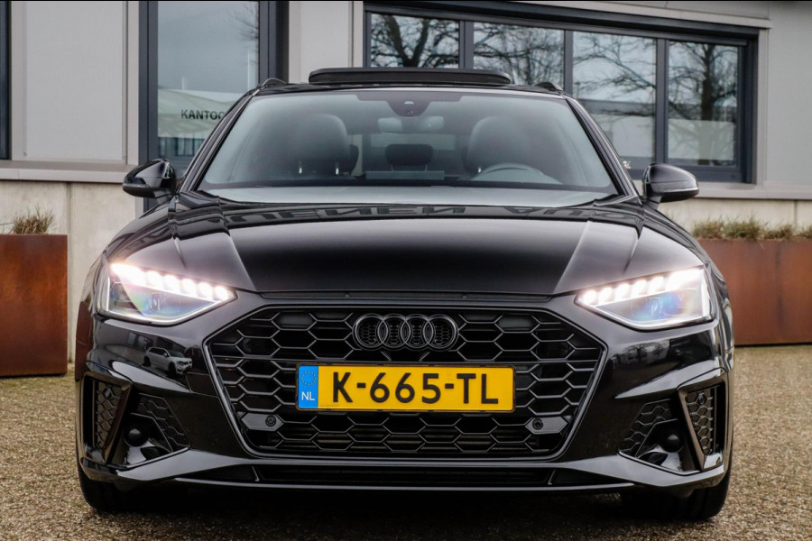 Audi A4 Avant 2.0 TFSI S line Black Edition Facelift 245pk S-Tronic! 1e|DLR|Panoramadak|Virtual Cockpit|Leder|LED Matrix|Black